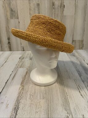 Scala Raffia Natural Fiber Straw Woven Hat